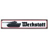 "Werkstatt" mit Panzer