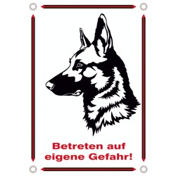 „Betreten auf eigene Gefahr"