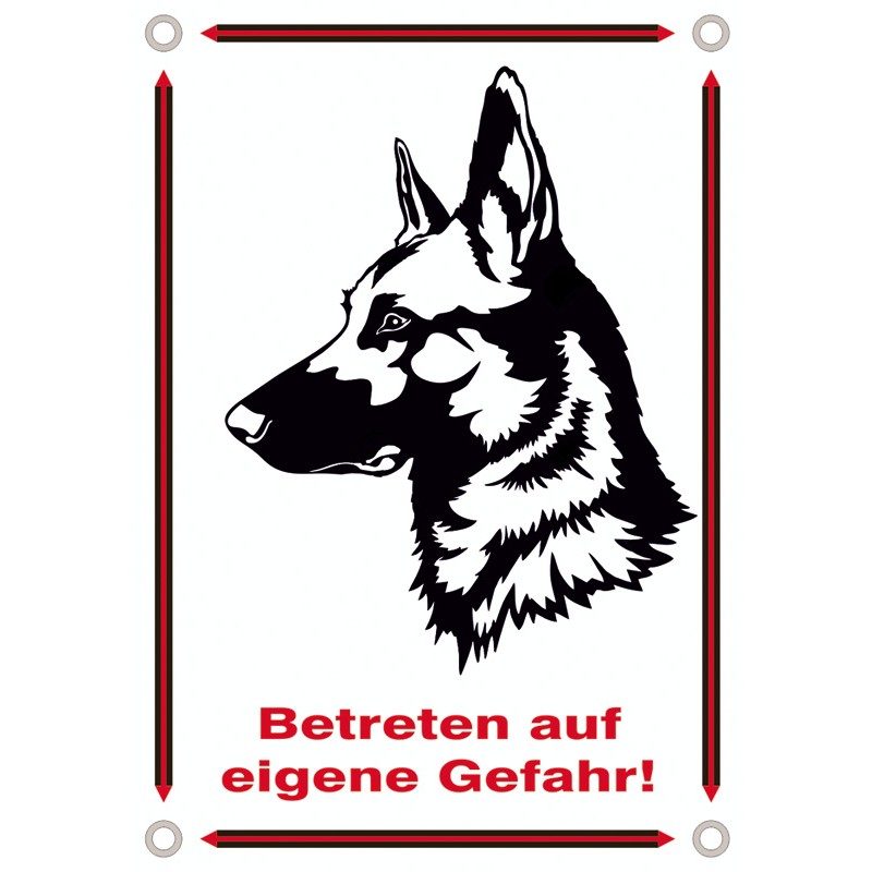 „Betreten auf eigene Gefahr"