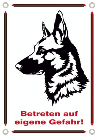 „Betreten auf eigene Gefahr"