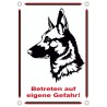 „Betreten auf eigene Gefahr"