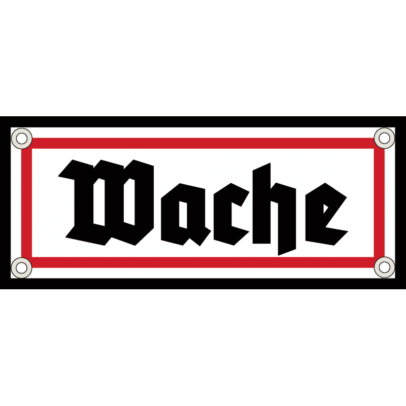 "Wache" 8 x 20 cm