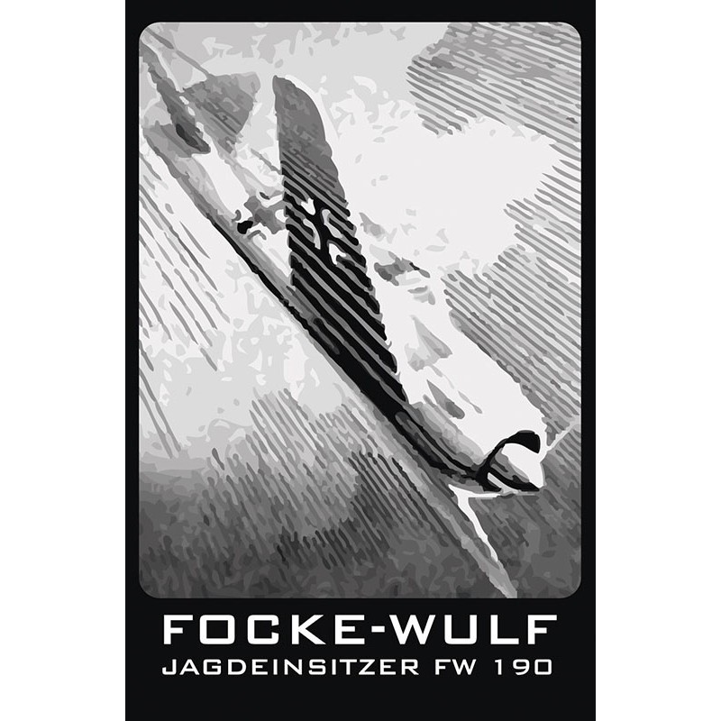 Blechschild "Focke-Wulf"
