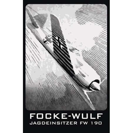 Blechschild "Focke-Wulf"