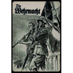Blechschild "Fahnenträger"