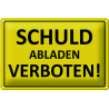 "Schuld abladen verboten!"