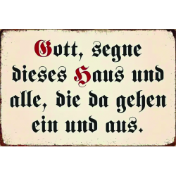 "Gott segne dieses Haus"