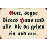 "Gott segne dieses Haus"