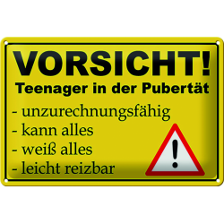 "Vorsicht! Teenager in der Pubertät"