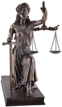 "Justitia - Göttin der Gerechtigkeit"
