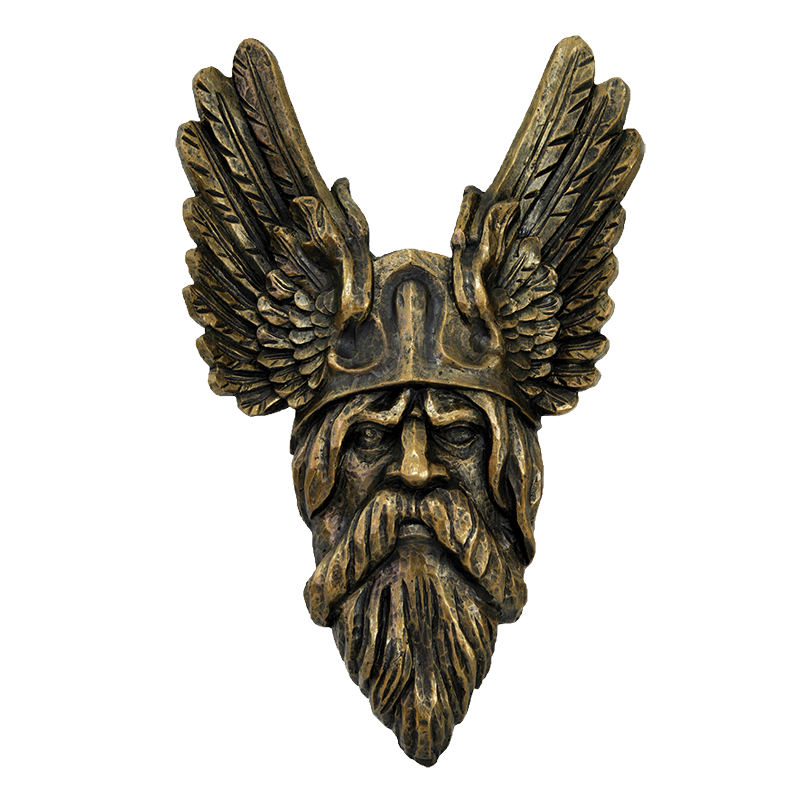 Odinsmaske bronziert