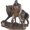 "Tyr - Gott des Krieges mit Fenriswolf"