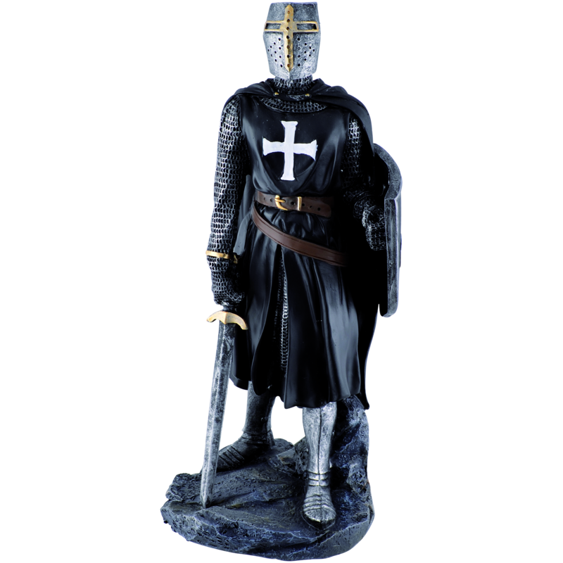 "Templerritter mit Schild und Schwert"