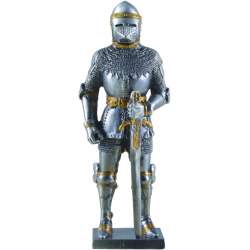 "Zinnritter mit Hundsgugel-Helm"