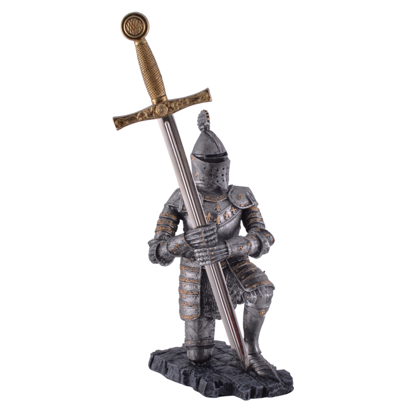 "Ritter mit Excalibur"