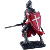 Roter Ritter beim Angriff