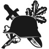 "Stahlhelm mit Schwert"