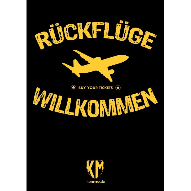 "Rückflüge Willkommen"10 Stück