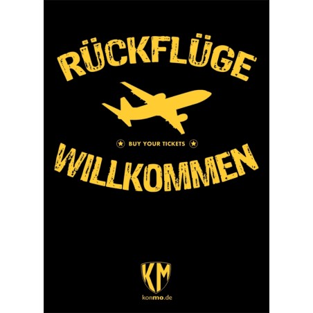 "Rückflüge Willkommen"10 Stück