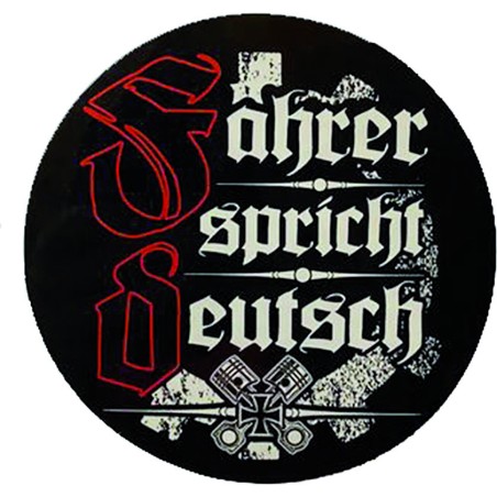 "Fahrer spricht Deutsch"