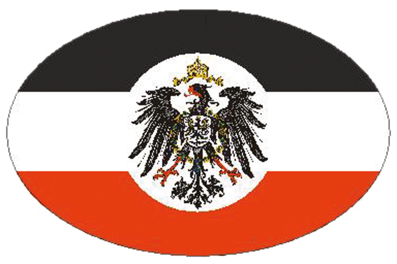 Aufkleber „Deutsches Reich“