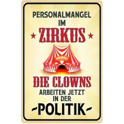 "Personalmangel im Zirkus"