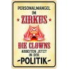 "Personalmangel im Zirkus"