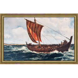 "Der Wikinger Leif entdeckt Amerika"