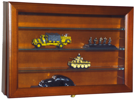 Holz-Wandvitrine