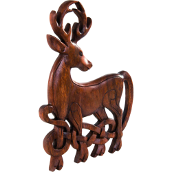 Wandbild "Keltischer Hirsch"