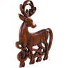 Wandbild "Keltischer Hirsch"
