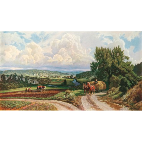 Kunstdruck "Vogt-Vilseck, Das Altmühltal" (P)