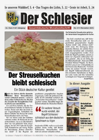 Der Schlesier – November 2015
