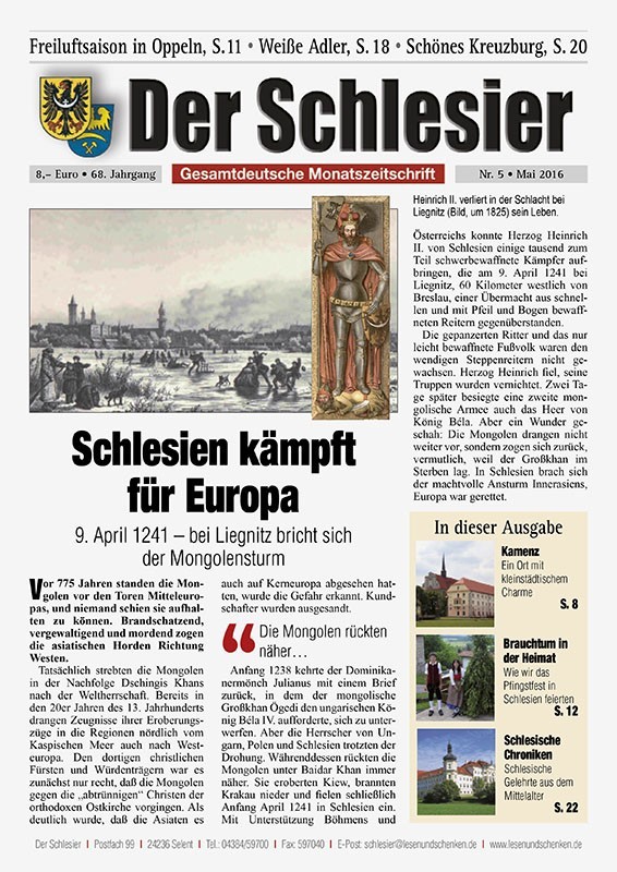 Der Schlesier – Mai 2016