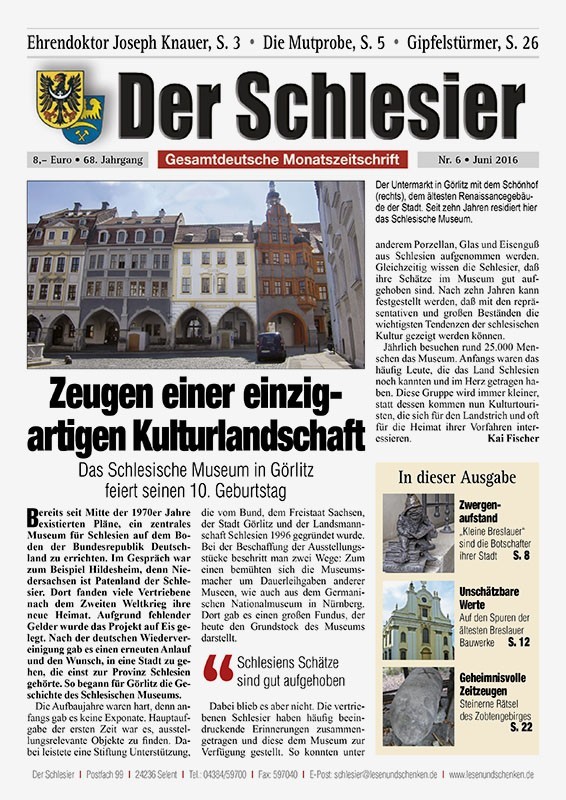 Der Schlesier – Juni 2016