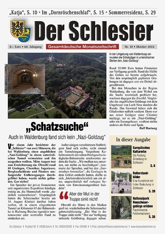 Der Schlesier – Oktober 2016
