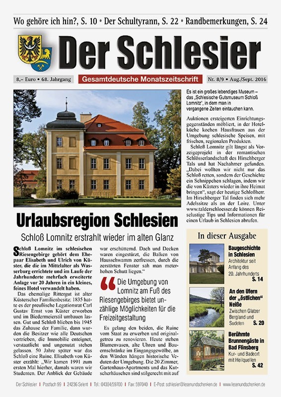 Der Schlesier – Juli 2016