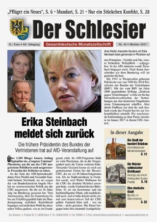 Der Schlesier – Oktober 2017
