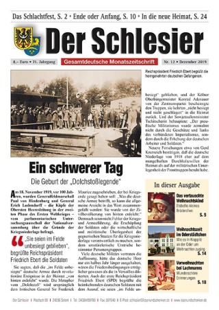 Der Schlesier – Dezember 2019