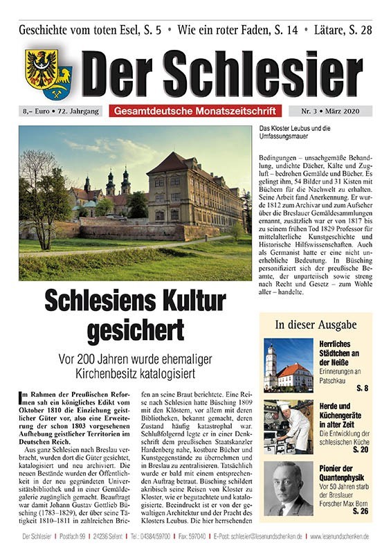 Der Schlesier – März 2020