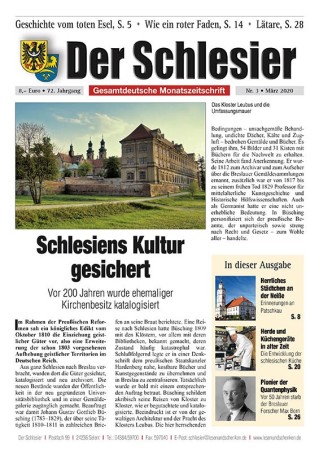Der Schlesier – März 2020