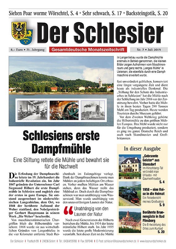 Der Schlesier – Juli 2019