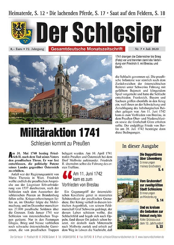 Der Schlesier – Juli 2020