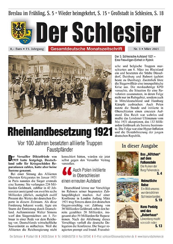 Der Schlesier – März 2021