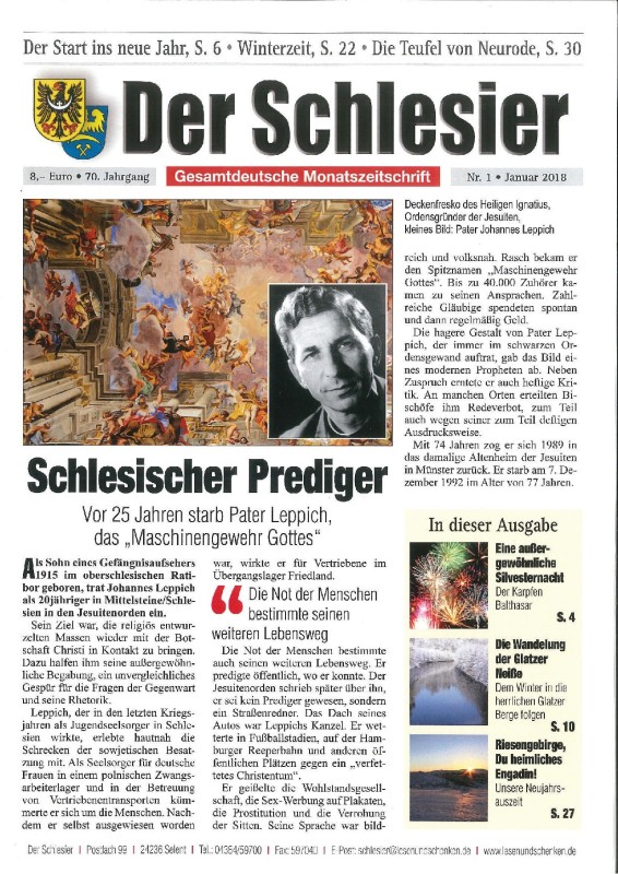 Der Schlesier – Januar 2018