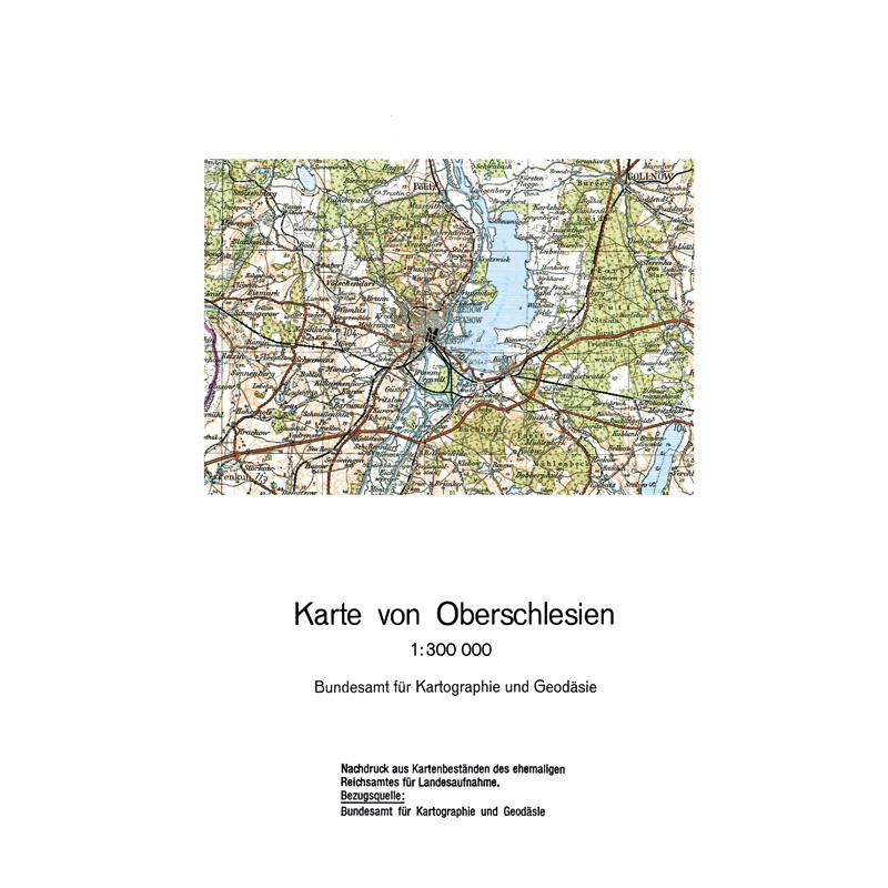 Provinzkarte Oberschlesien