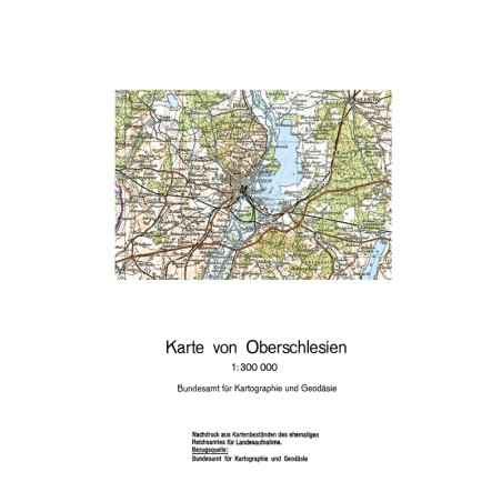 Provinzkarte Oberschlesien