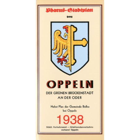Stadtplan Oppeln 1938