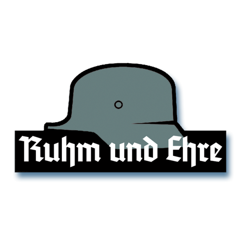 Anstecker „Ruhm und Ehre“