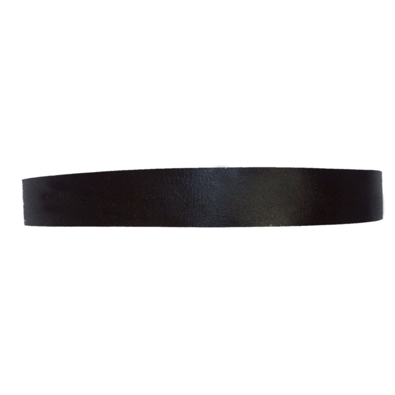 Schwarzer Ledergürtel - 90/95 cm